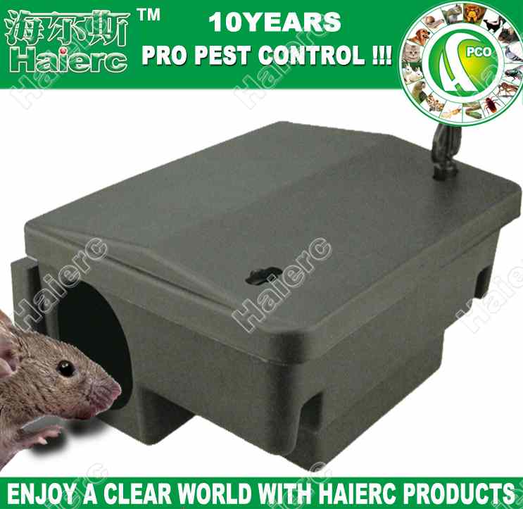 Haierc High Quality Plastic Mouse Bait Station